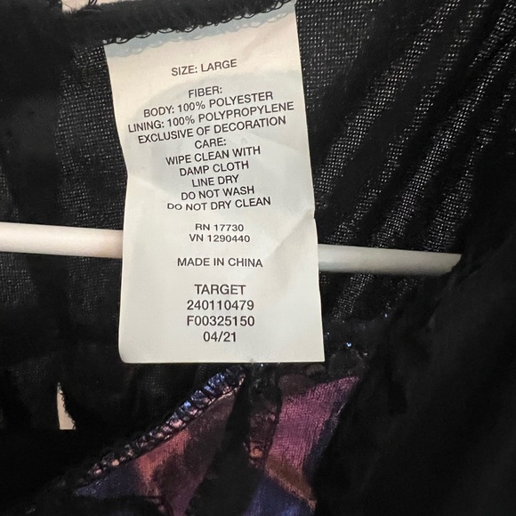 Enchanting Girls' Size Large Mal
Costume with Crown & Neck Collar - Picture 2 of 5